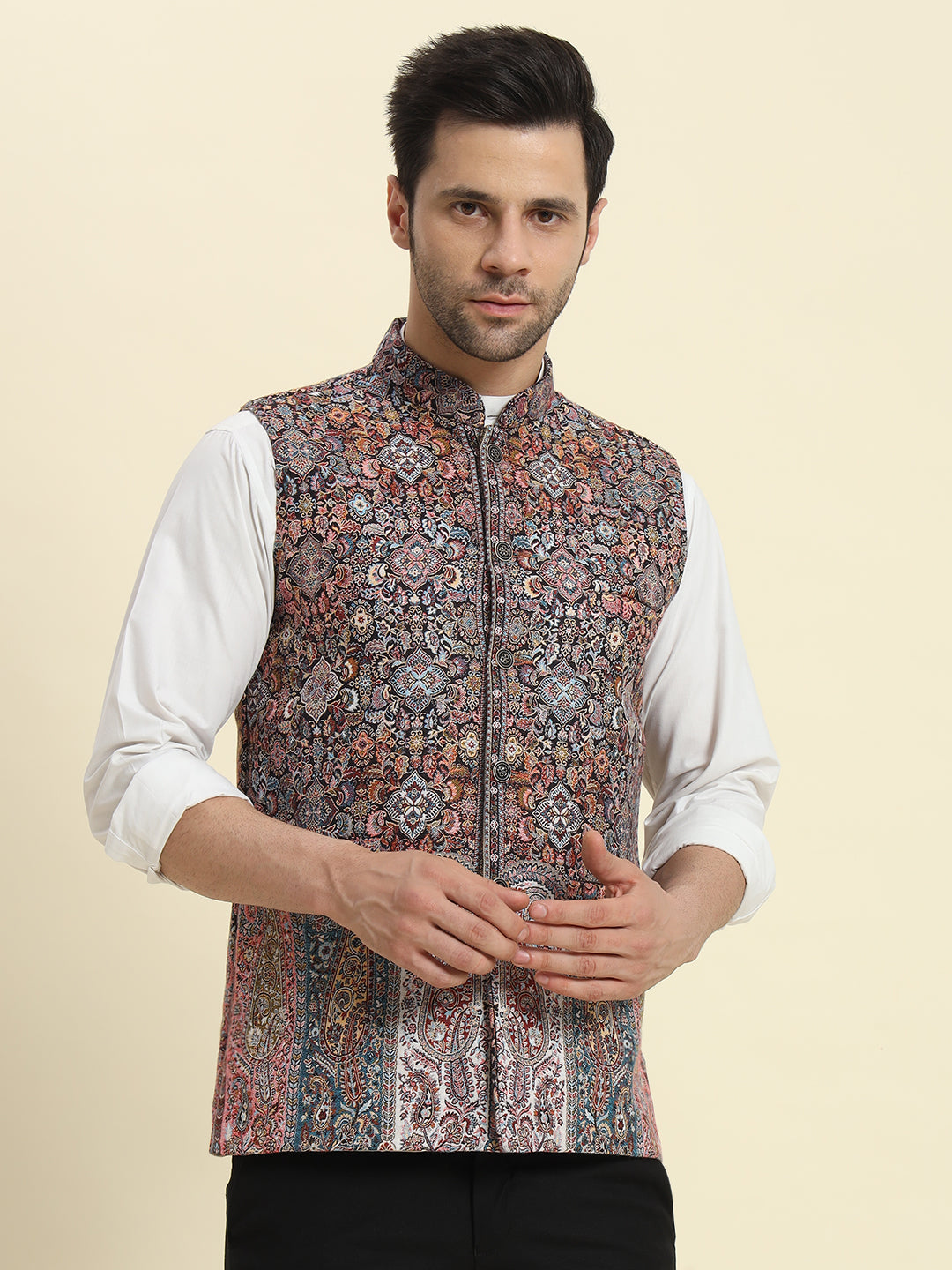 eaphi JACQUARD CURVY VEST 【公式通販】