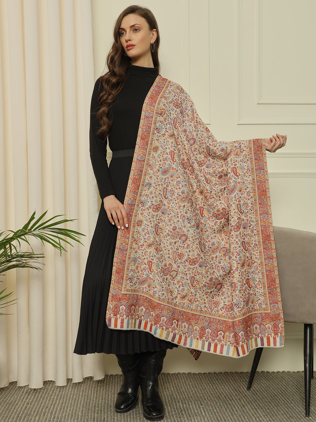 Gulmarg Series: Super Wool Kaani Full Cutting Shawl