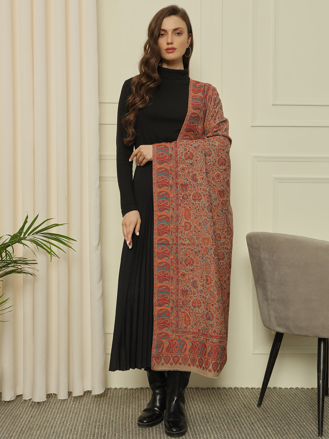 Gulmarg Series: Super Wool Kaani Full Cutting Shawl