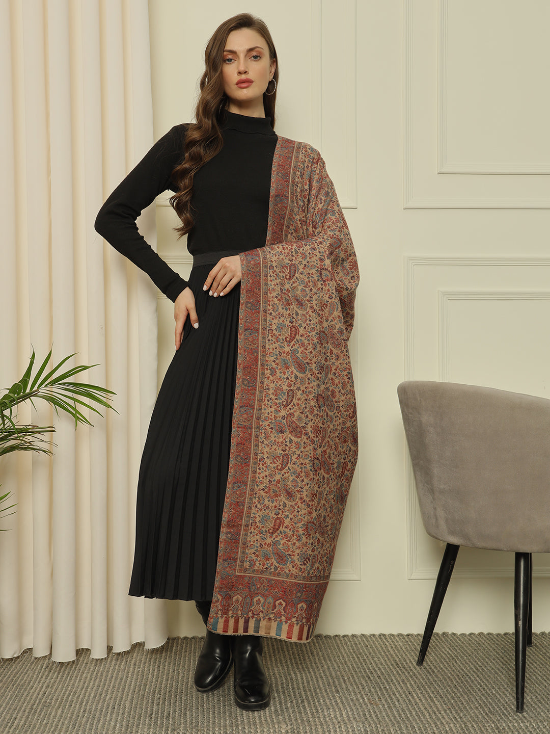 Gulmarg Series: Super Wool Kaani Full Cutting Shawl