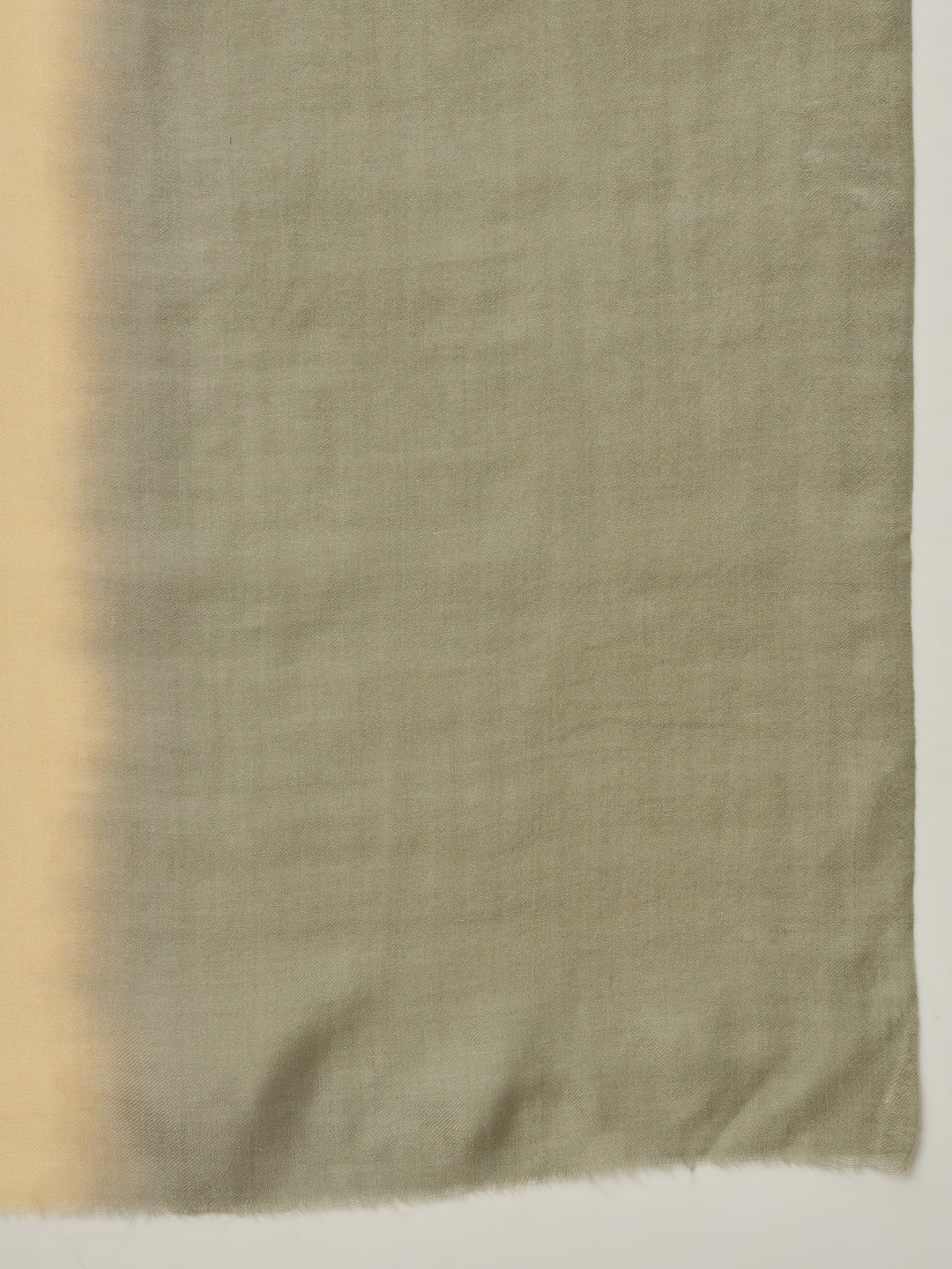 Gulmarg Series: Beige Olive Tiedye Pure Turma Wool Stole