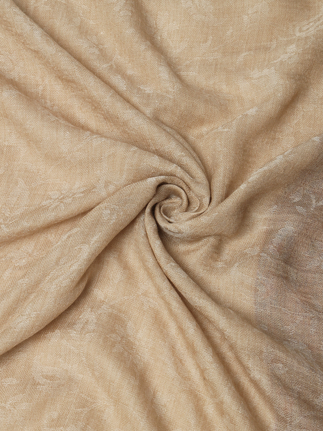 Gulmarg Series:  Sand Beige Super Wool Palladar jacquard Stole